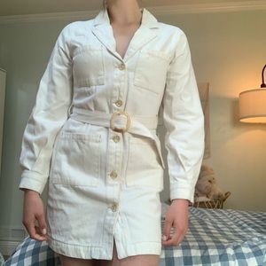 ASOS Long Sleeve Jean Dress